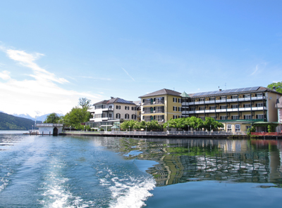 Das Hotel "Die Forelle" am Millstätter See