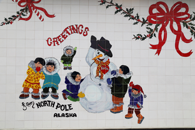 Santa Claus, North Pole, Alaska, USA, Foto www.anitaaufreisen.at