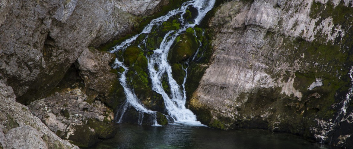 Wasserfall, Nationalpark Triglav, Slowenien, Foto Anita Arneitz