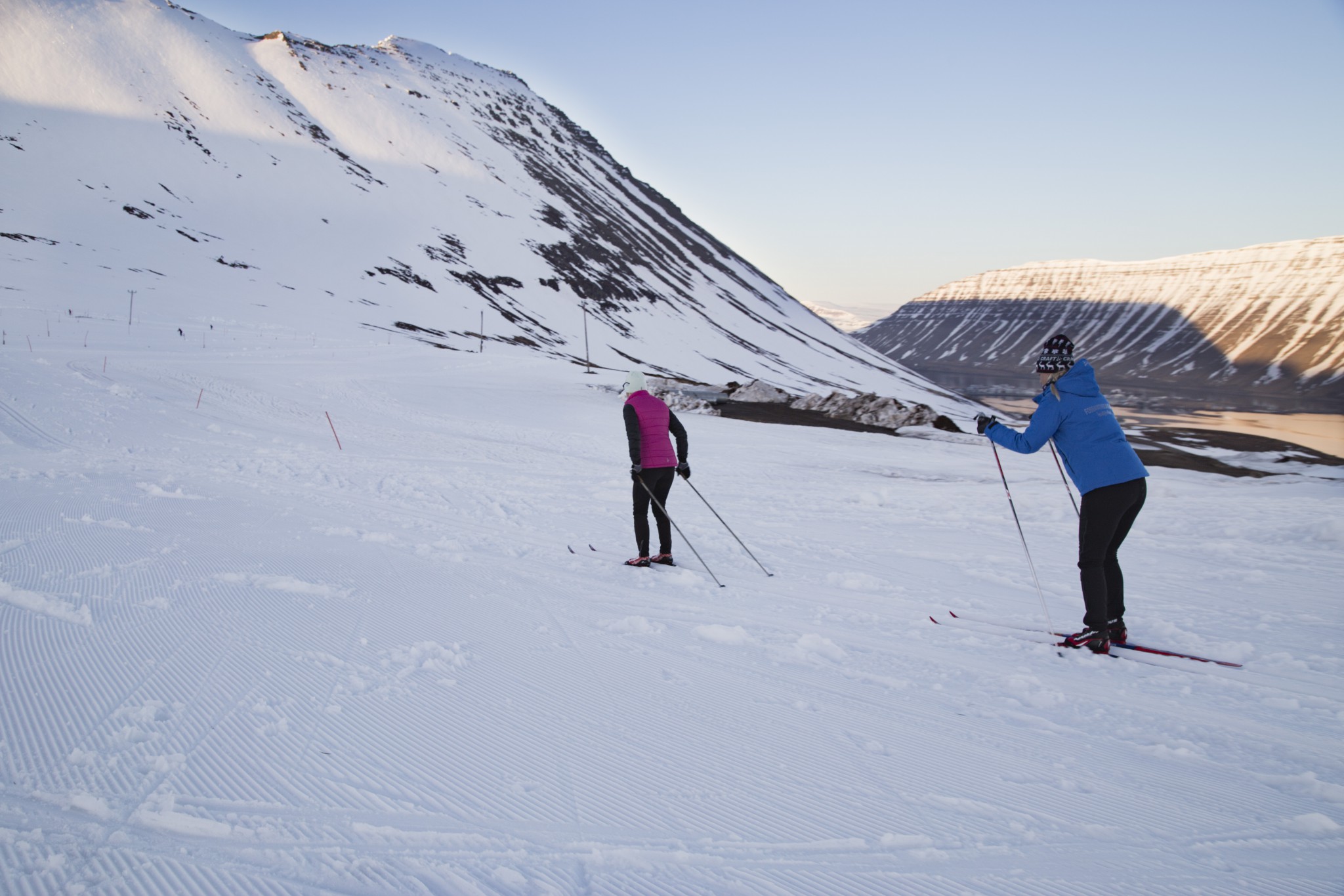 Langlaufen in Island ist der Hit in den Westfjorden. Reiseblog www.anitaaufreisen.at Foto Anita Arneitz