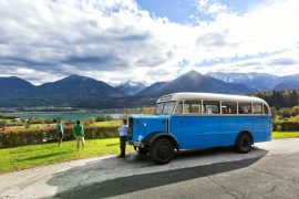 Ausflug ins Rosental mit dem Nostalgiebus, Kärnten, Österreich, Foto Carnica Region Rosental Schmoee