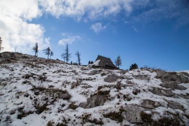 Schneeschuhwandern in Slowenien