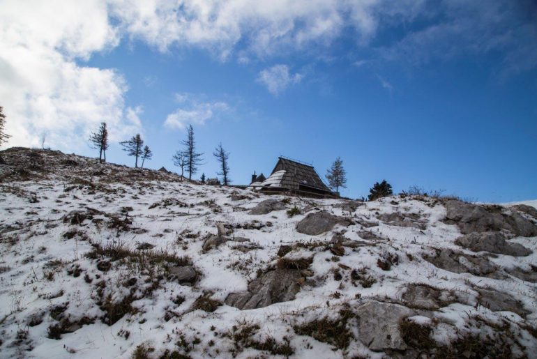 Schneeschuhwandern in Slowenien