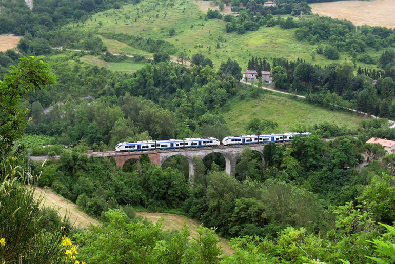 Zug in der Emilia Romagna