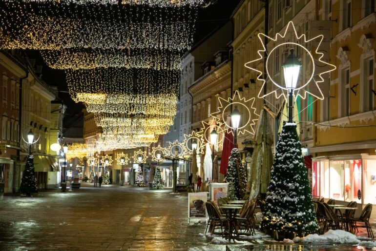 Alter Platz in Klagenfurt im Winter, Foto Anita Arneitz