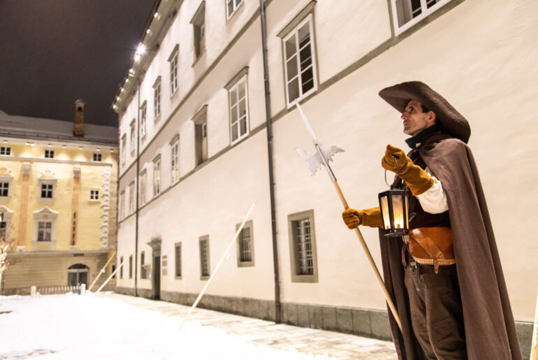 Nachtwächterführung in Klagenfurt, Foto Anita Arneitz